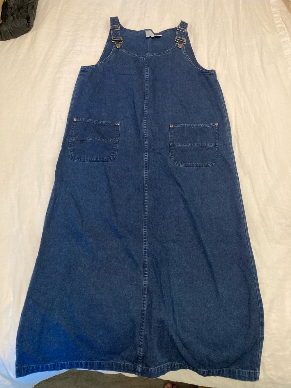 Vintage Christopher & Banks Denim Pinafore Dress